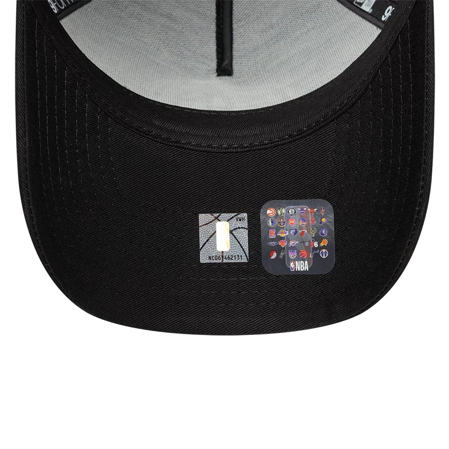 This is a Brooklyn Nets NBA Black 9FORTY A-Frame Adjustable Cap 6