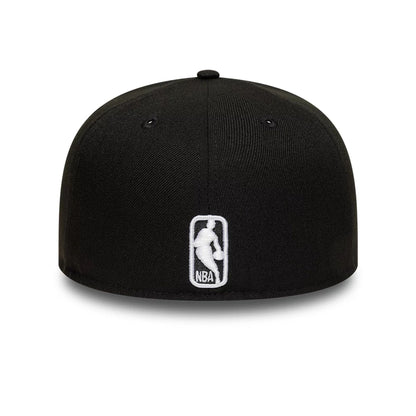 This is a Brooklyn Nets NBA Black 59FIFTY Fitted Cap 7