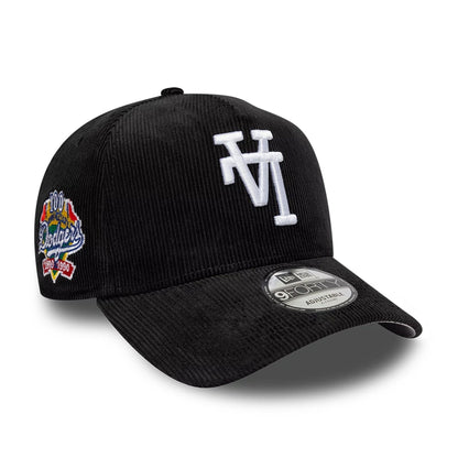 Pictured is this LA Dodgers MLB Upside Down Black 9FORTY A-Frame Adjustable cap. 1