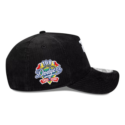 Pictured is this LA Dodgers MLB Upside Down Black 9FORTY A-Frame Adjustable cap. 5