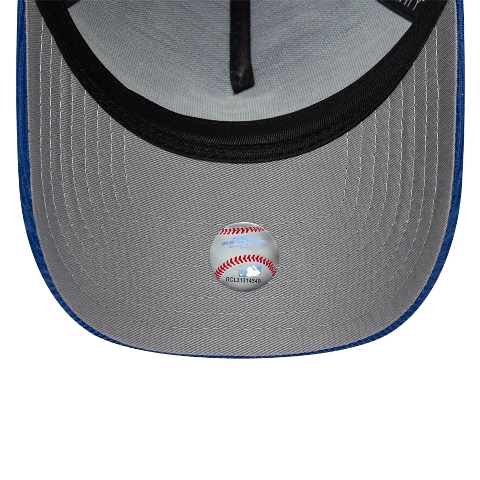 Pictured is this MLB Upside Down LA Dodgers 9FORTY A-Frame cap in dark blue. 2