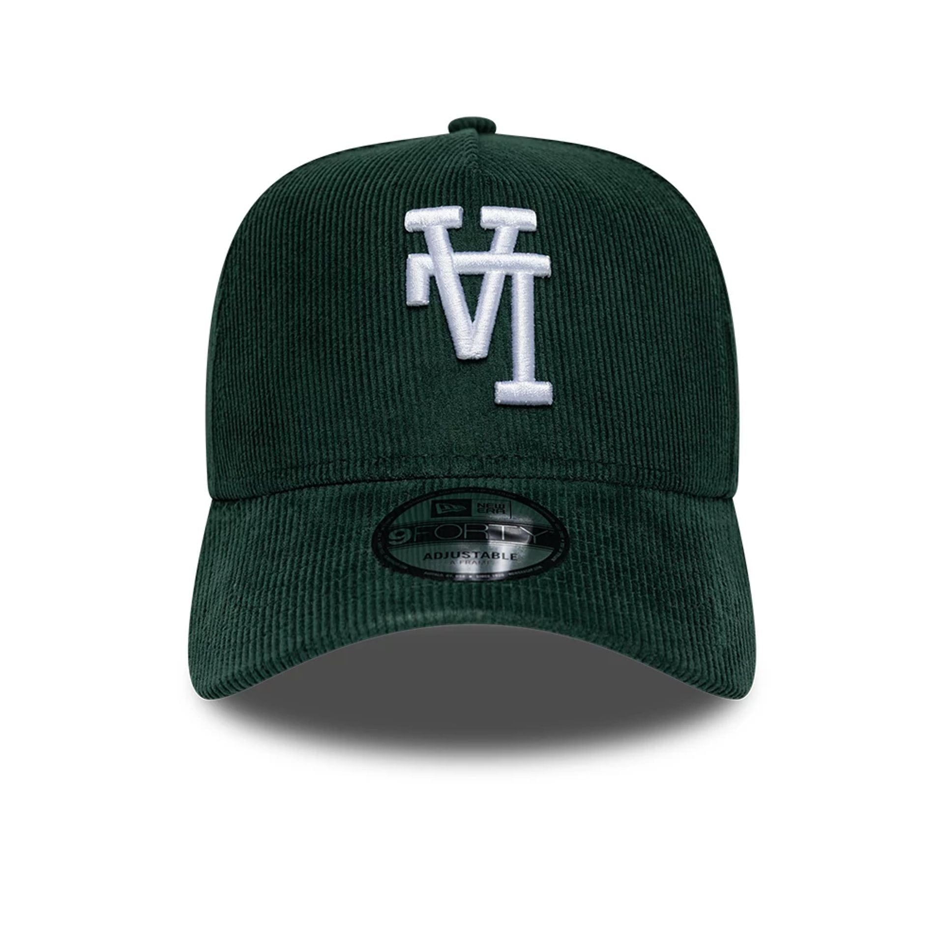 Pictured is this MLB Upside Down LA Dodgers 9FORTY A-Frame cap in dark green. 3