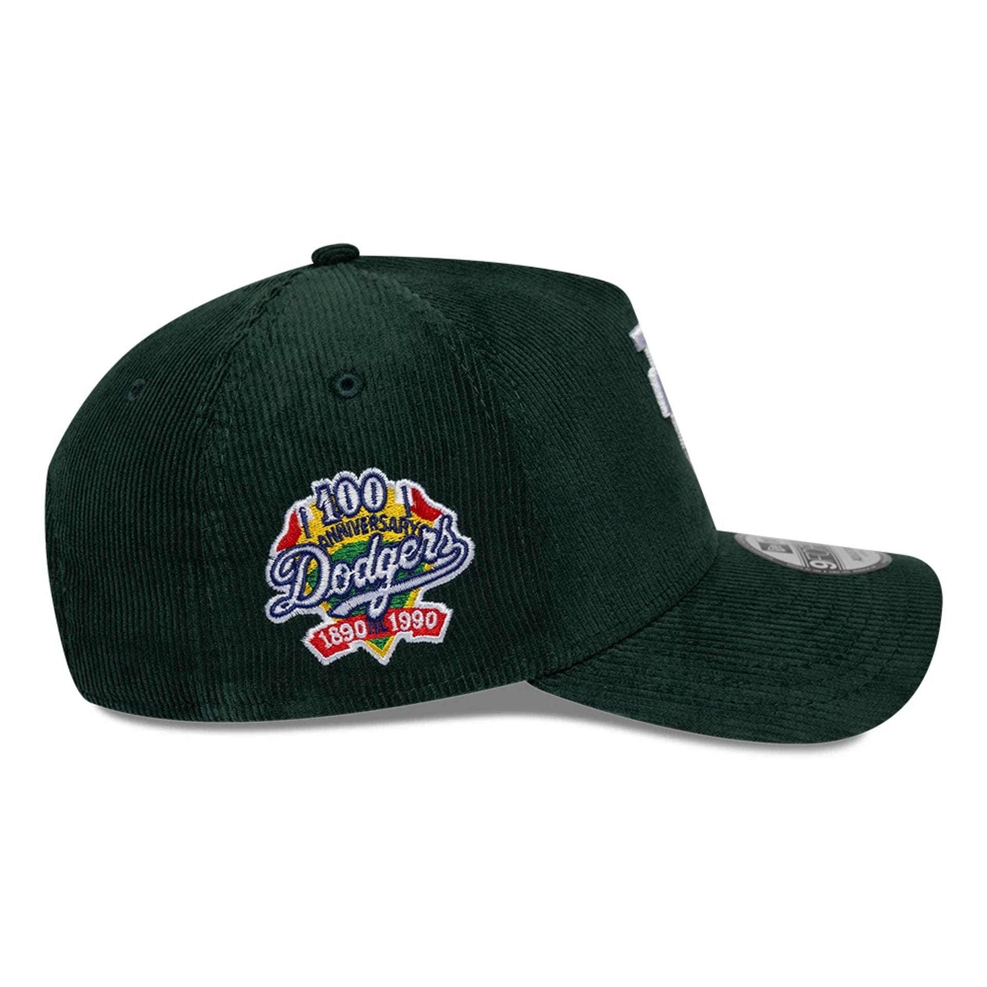 Pictured is this MLB Upside Down LA Dodgers 9FORTY A-Frame cap in dark green. 5