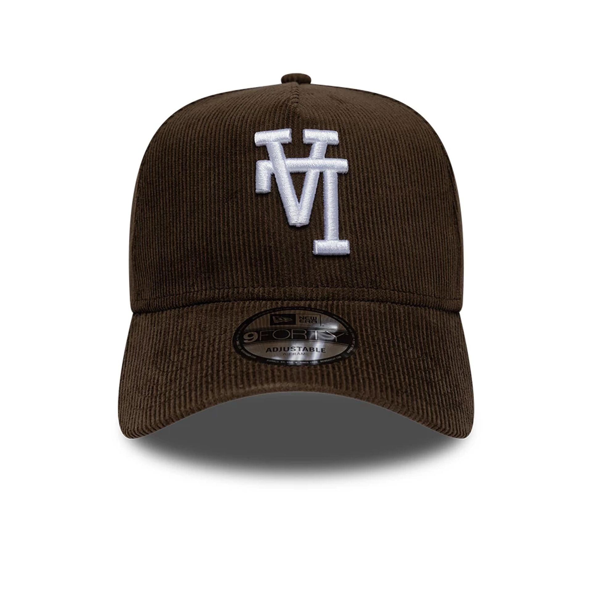 Pictured is this MLB Upside Down LA Dodgers 9FORTY A-Frame cap in brown. 3