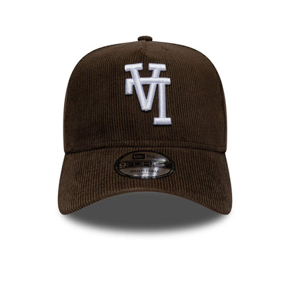 Pictured is this MLB Upside Down LA Dodgers 9FORTY A-Frame cap in brown. 3