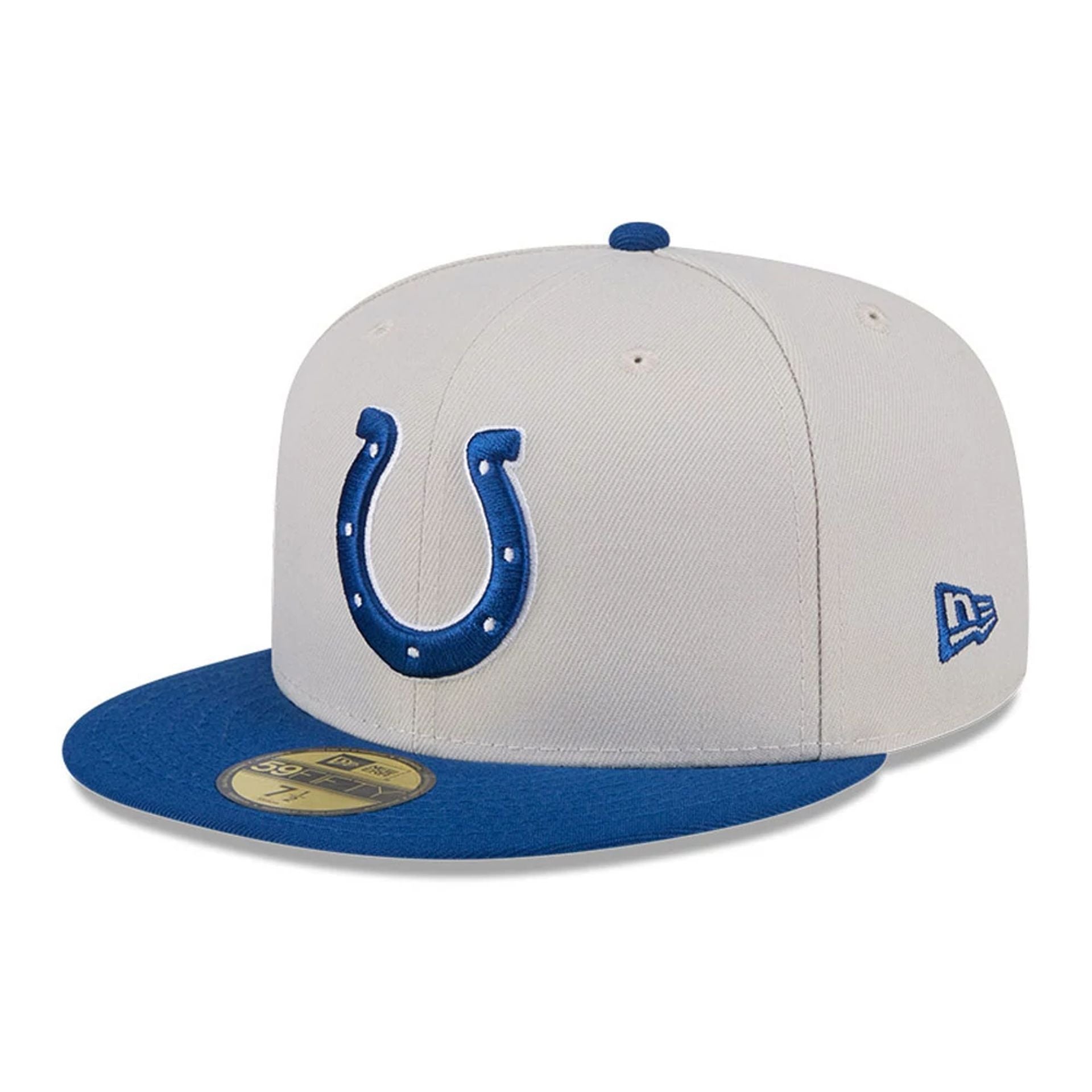 This is a Indianapolis Colts NFL Grey 59FIFTY Fitted Cap 1