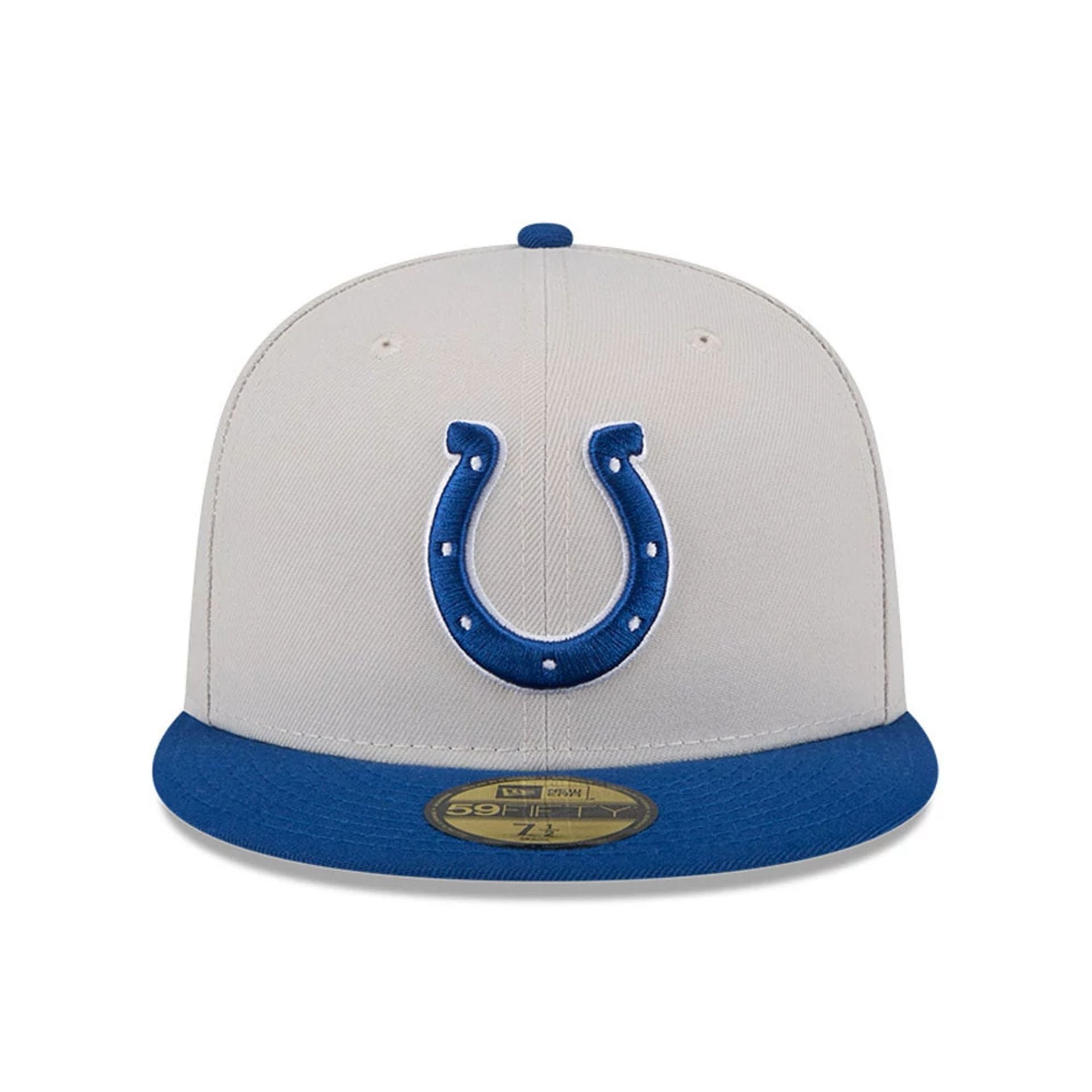 This is a Indianapolis Colts NFL Grey 59FIFTY Fitted Cap 3