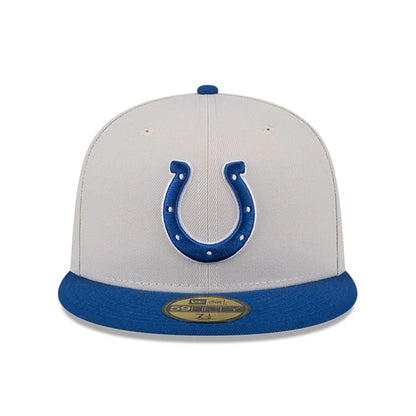 This is a Indianapolis Colts NFL Grey 59FIFTY Fitted Cap 3
