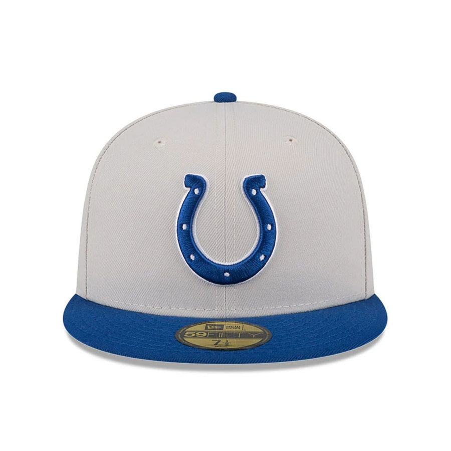 This is a Indianapolis Colts NFL Grey 59FIFTY Fitted Cap 3