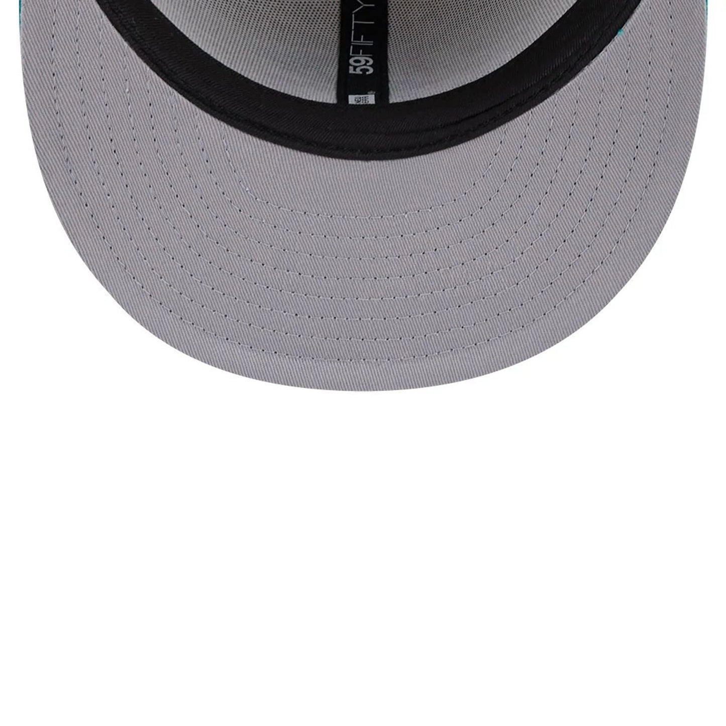 This is a Miami Dolphins NFL Grey 59FIFTY Fitted Cap 2