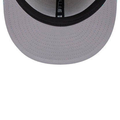 This is a Miami Dolphins NFL Grey 59FIFTY Fitted Cap 2