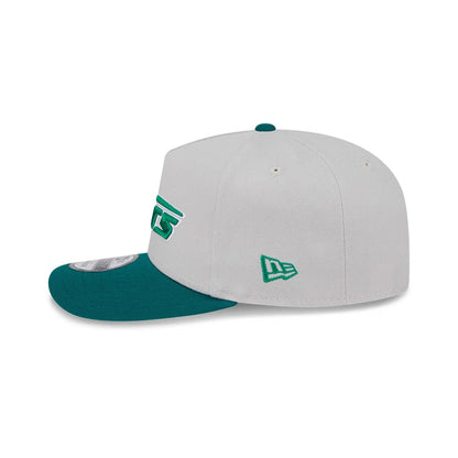 This is a New York Jets NFL Beige 9FIFTY A-Frame Snapback Adjustable Cap 4