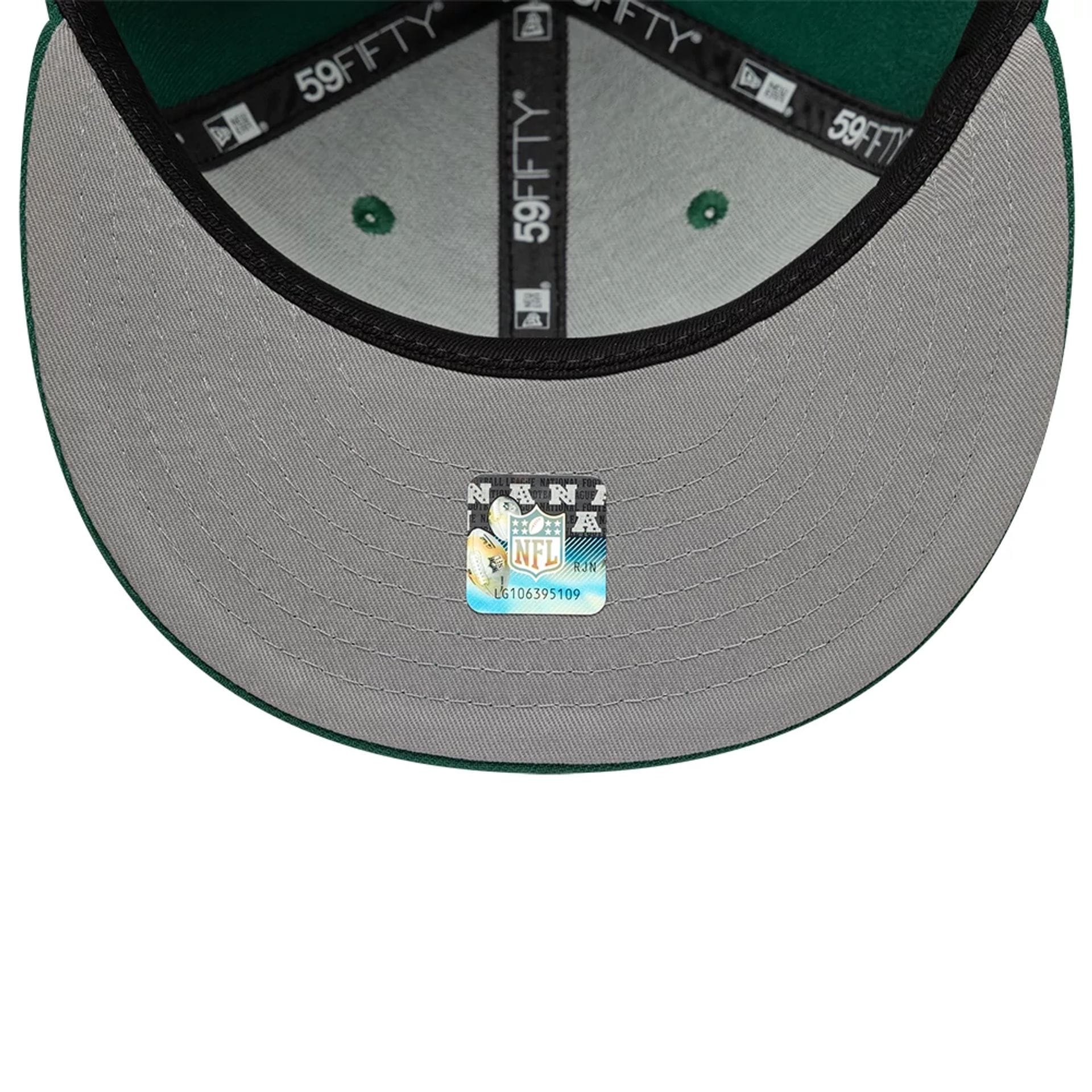 This is a New York Jets NFL Green 59FIFTY Fitted Cap 2