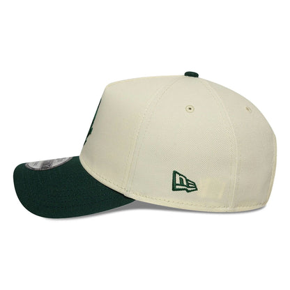 This is a Chicago White Sox Chrome And Dark Green White 9FORTY A-Frame Adjustable Cap 6