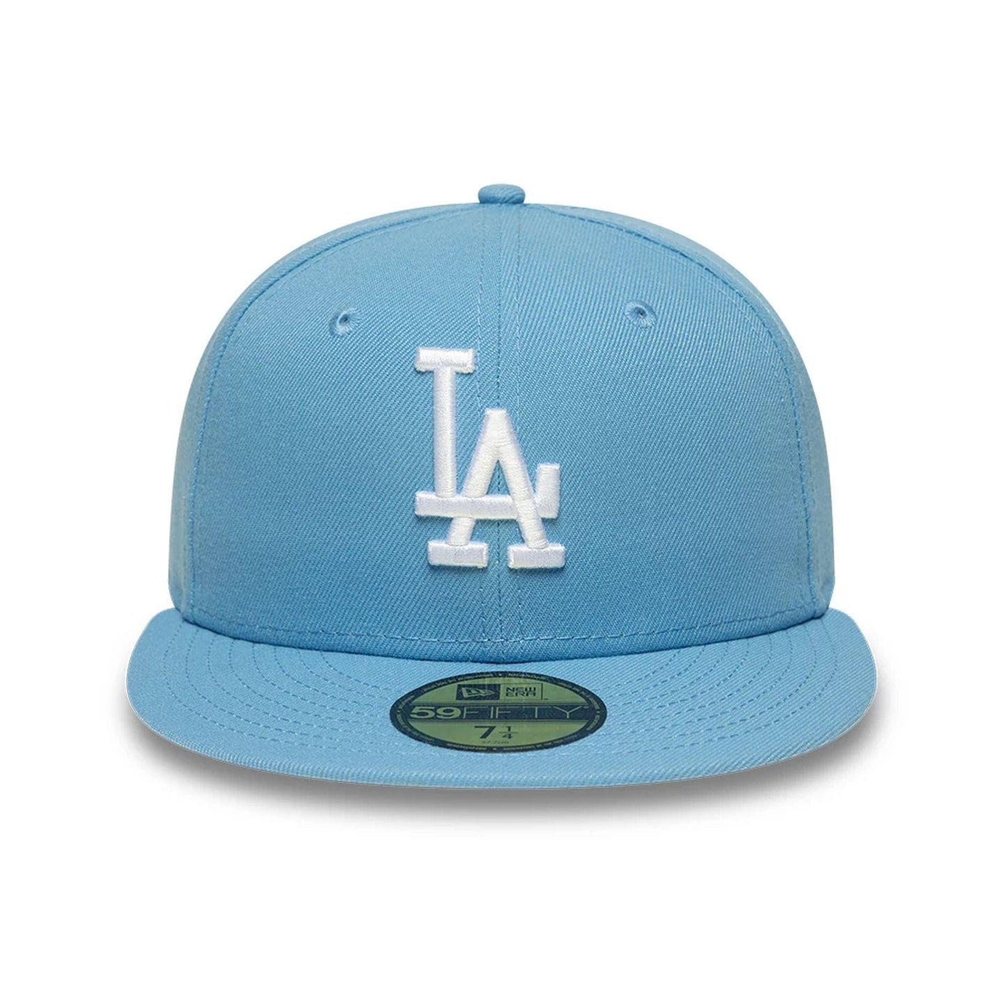 Pictured is this MLB LA Dodgers 59FIFTY Fitted cap in pastel blue. 3