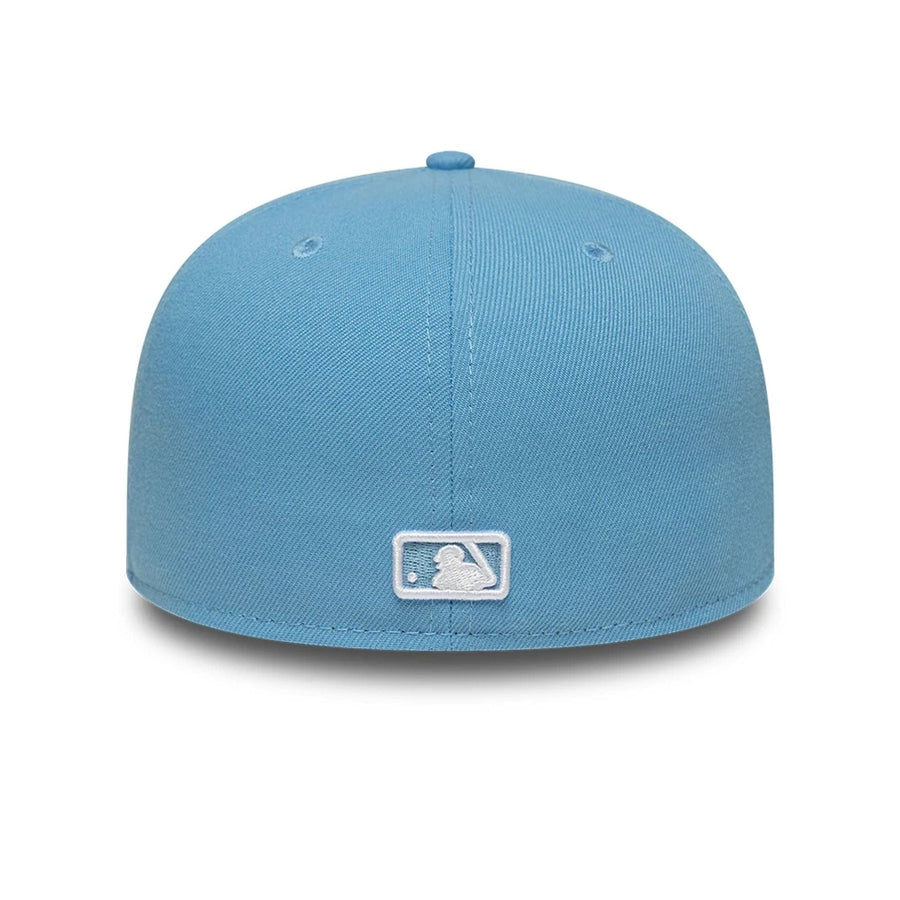 Pictured is this MLB Detroit Tigers 59FIFTY Fitted cap in pastel blue. 5
