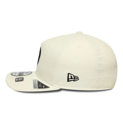 This is a Pittsburgh Steelers NFL Cream 9FIFTY A-Frame Snapback Adjustable Cap 6