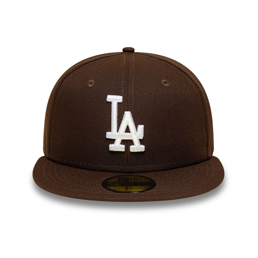 Pictured is this MLB LA Dodgers 59FIFTY Fitted cap in dark brown. 3