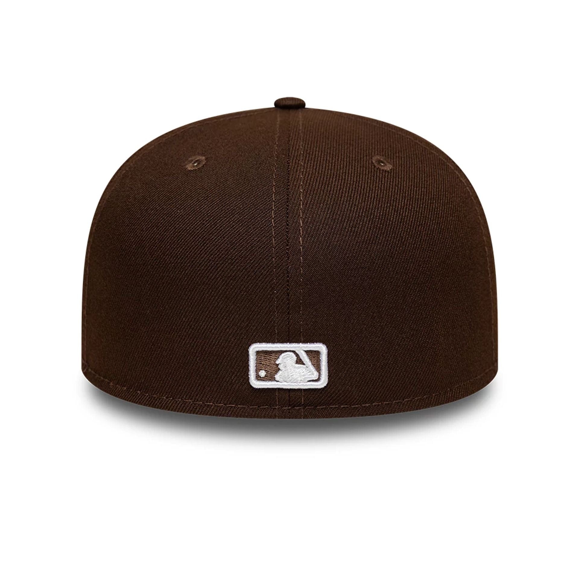 Pictured is this MLB LA Dodgers 59FIFTY Fitted cap in dark brown. 5