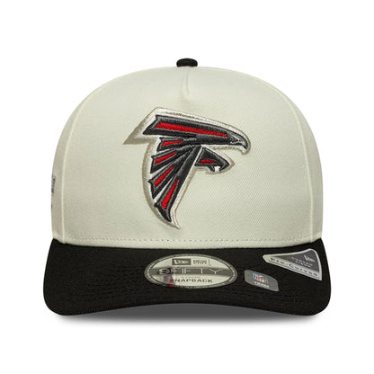 This is a Atlanta Falcons NFL Cream 9FIFTY A-Frame Snapback Adjustable Cap 3