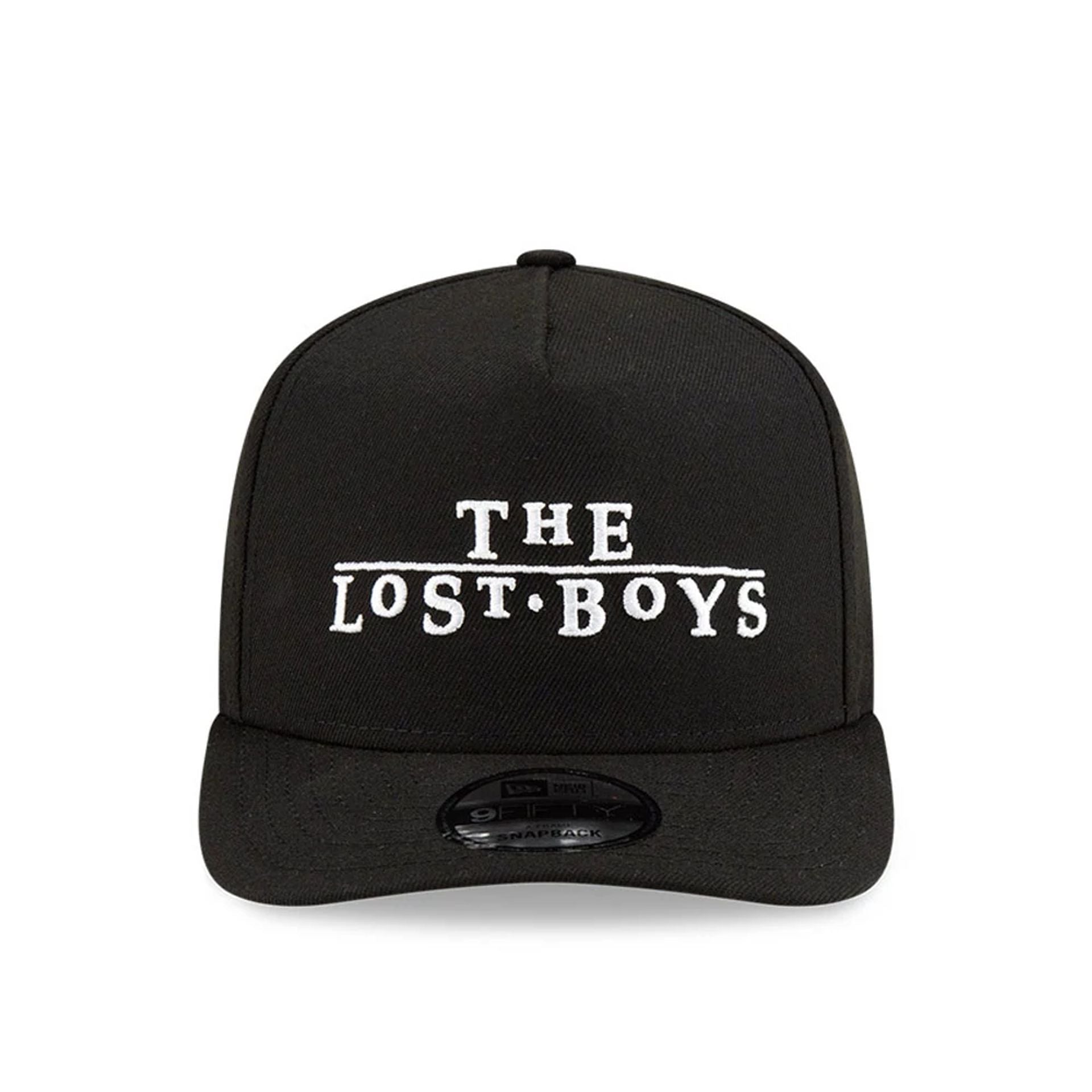 This is a The Lost Boys Warner Brothers Black 9FIFTY A-Frame Snapback Adjustable Cap 2