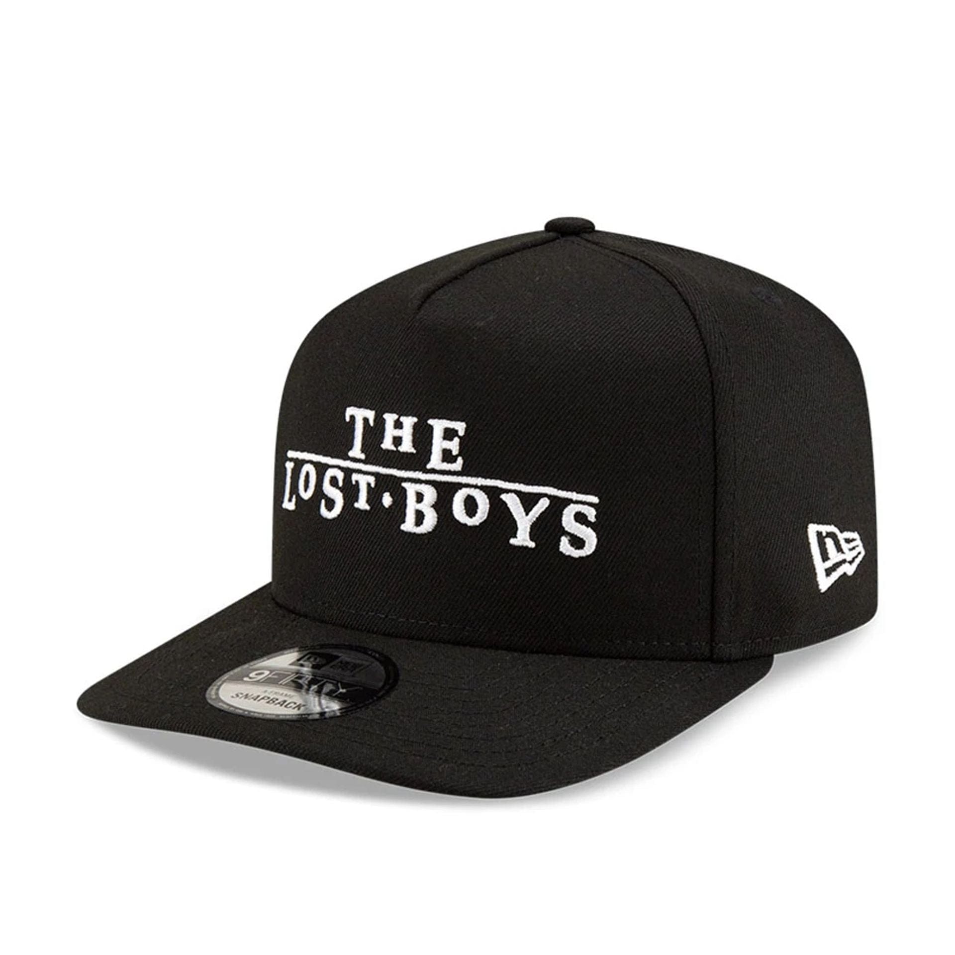 This is a The Lost Boys Warner Brothers Black 9FIFTY A-Frame Snapback Adjustable Cap 3