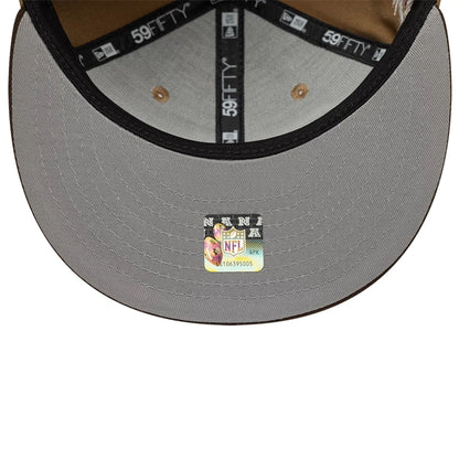 This is a New York Giants NFL Brown 59FIFTY Fitted Cap 2