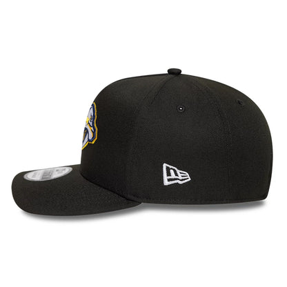 This is a Nashville Predators NHL Black 9FIFTY A-Frame Snapback Adjustable Cap 6