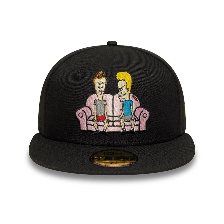 This is a Beavis And Butt-Head Black 59FIFTY Fitted Cap 2