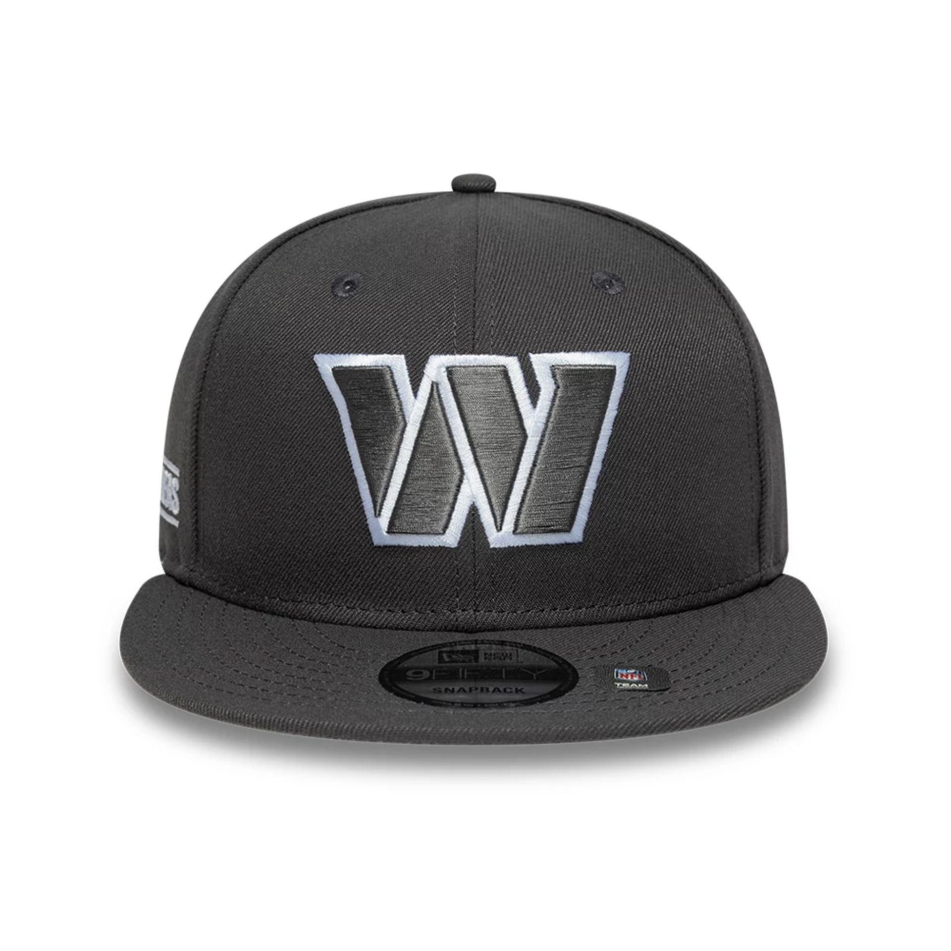 This is a Washington Commanders NFL Grey 9FIFTY Snapback Adjustable Cap 3