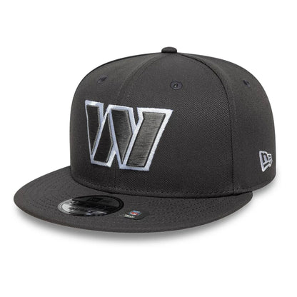 This is a Washington Commanders NFL Grey 9FIFTY Snapback Adjustable Cap 4