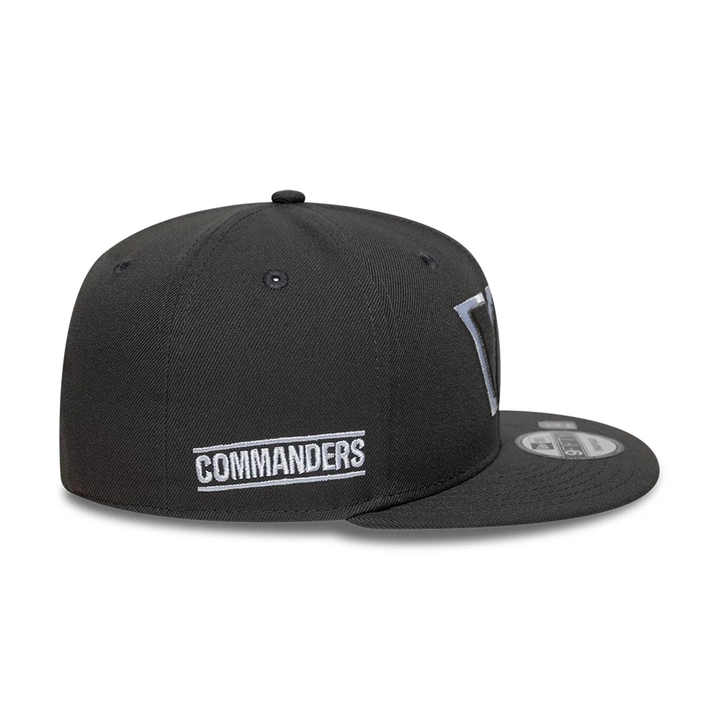 This is a Washington Commanders NFL Grey 9FIFTY Snapback Adjustable Cap 5