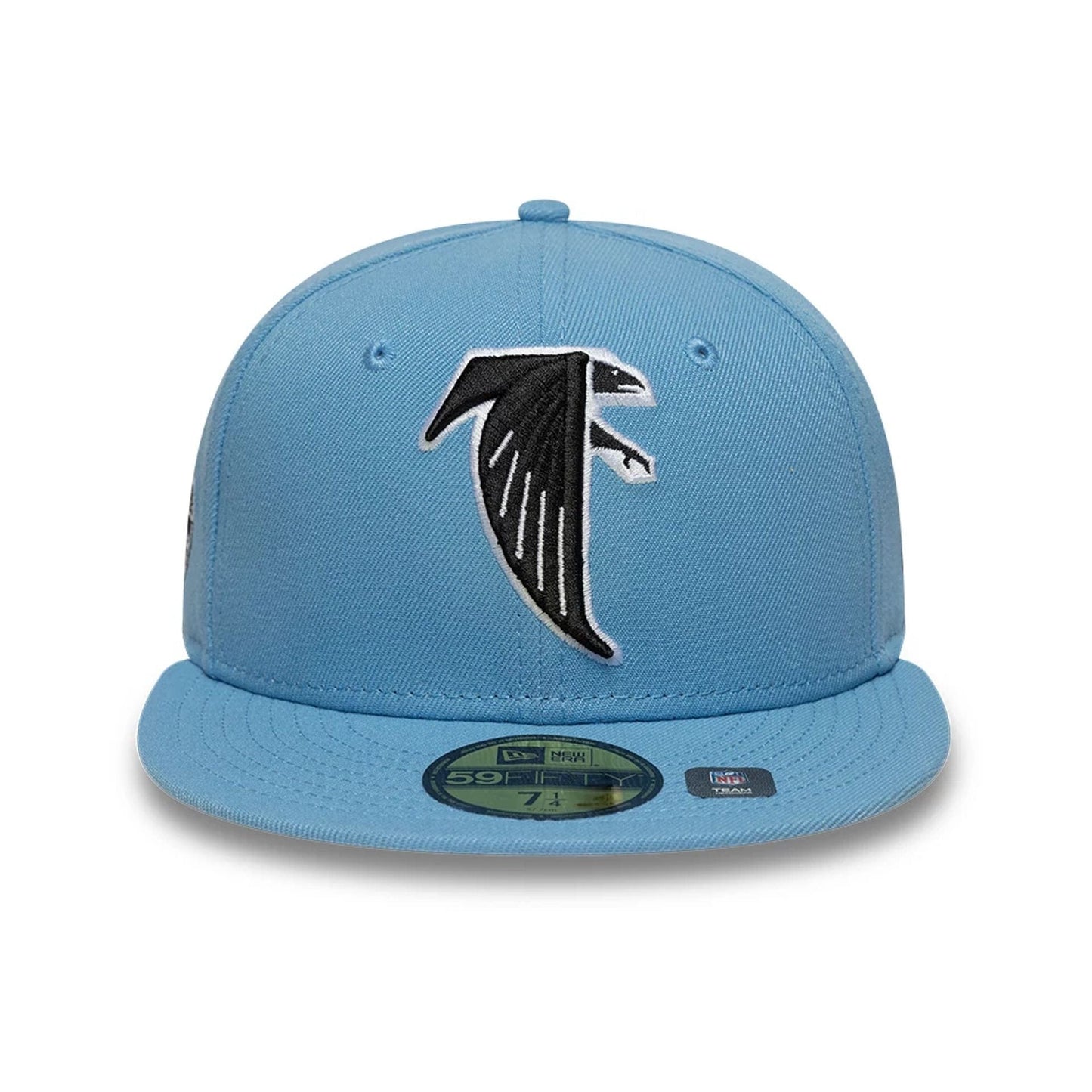 This is a Atlanta Falcons NFL Pastel Blue 59FIFTY Fitted Cap 3