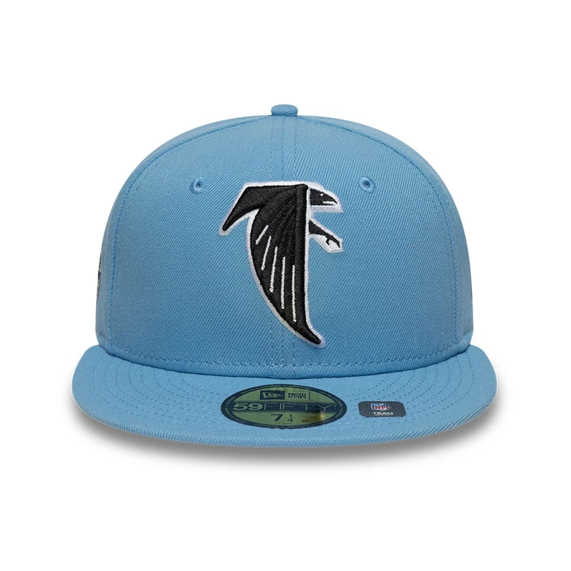 This is a Atlanta Falcons NFL Pastel Blue 59FIFTY Fitted Cap 3