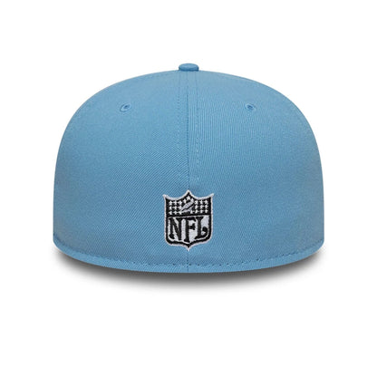 This is a Atlanta Falcons NFL Pastel Blue 59FIFTY Fitted Cap 5