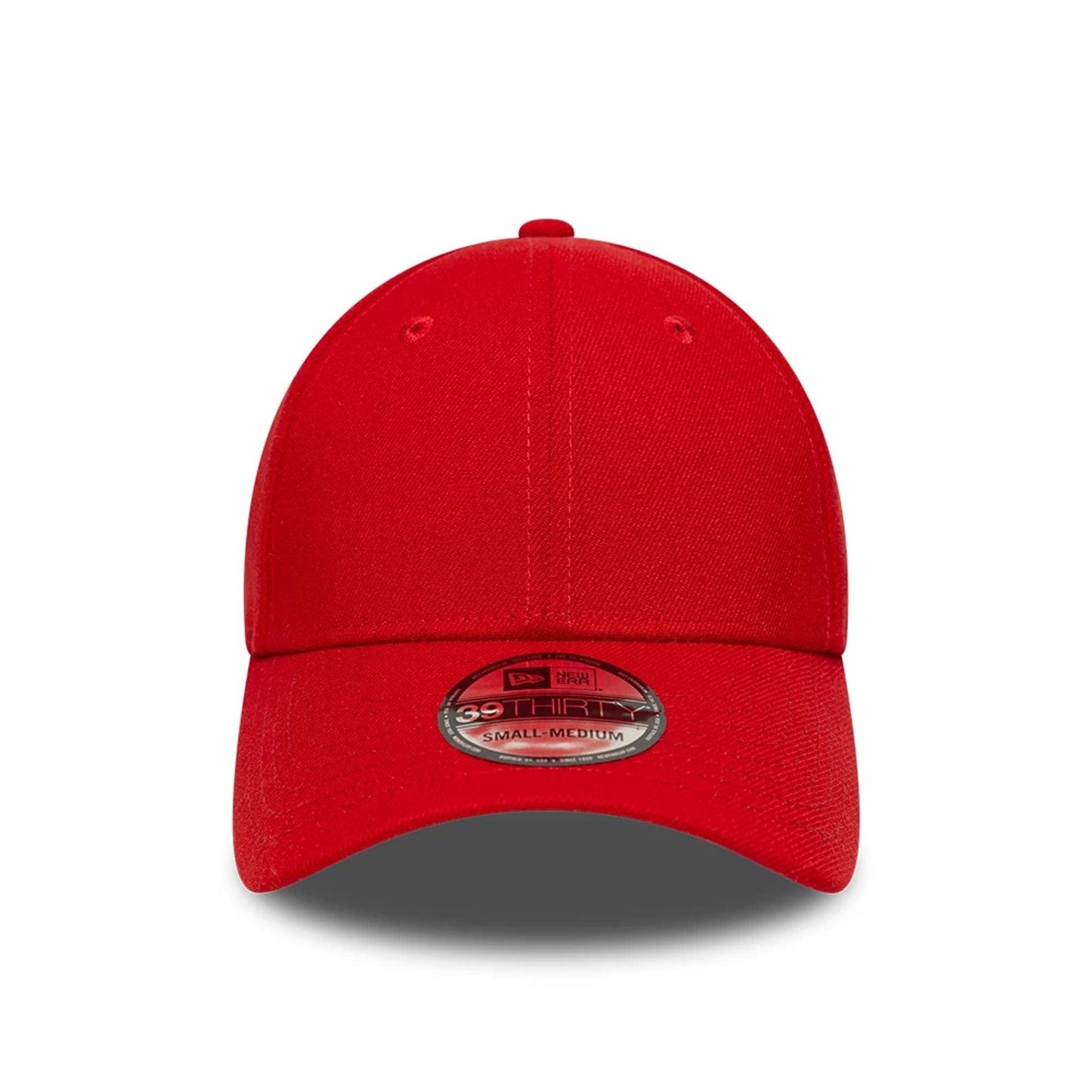 This is a New Era Essential Red 39THIRTY Stretch Fit Cap 3