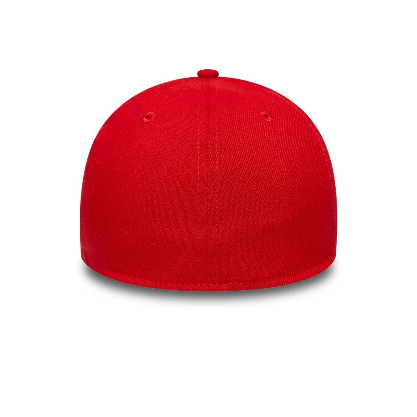 This is a New Era Essential Red 39THIRTY Stretch Fit Cap 5