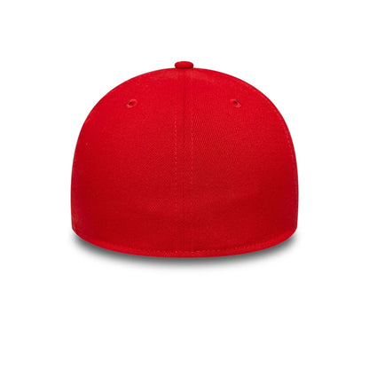 This is a New Era Essential Red 39THIRTY Stretch Fit Cap 5
