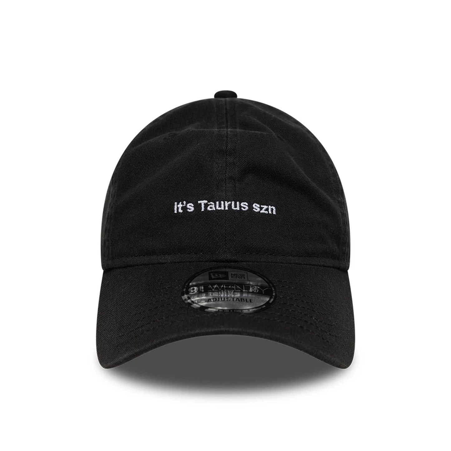 This is a New Era Zodiac Taurus Black 9TWENTY Adjustable Cap 2