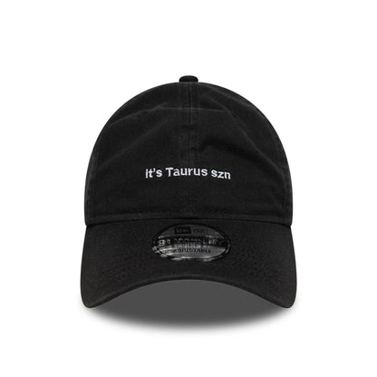 This is a New Era Zodiac Taurus Black 9TWENTY Adjustable Cap 2