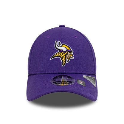 This is a Minnesota Vikings NFL Purple 9FORTY Stretch Snap Adjustable Cap 2
