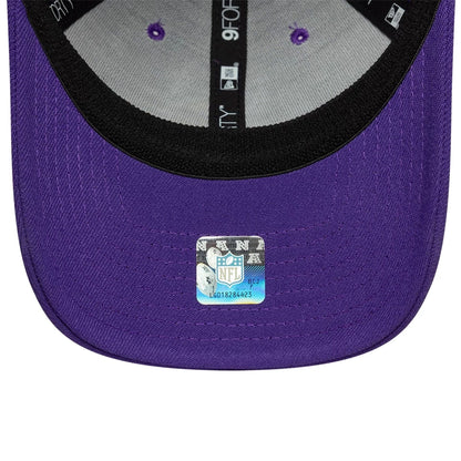 This is a Minnesota Vikings NFL Purple 9FORTY Stretch Snap Adjustable Cap 7