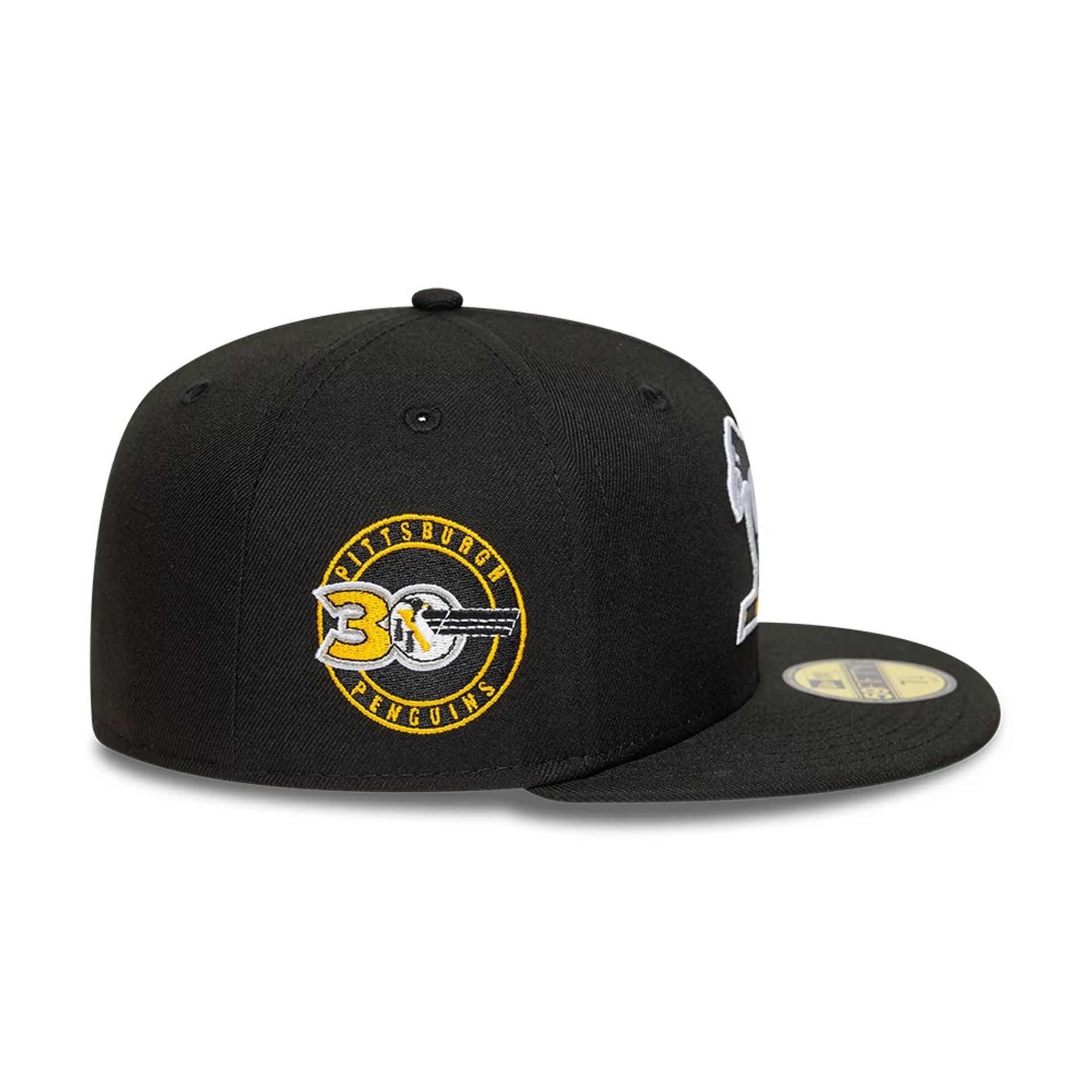 This is a Pittsburgh Penguins NHL Black 59FIFTY Fitted Cap 6