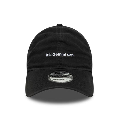 This is a New Era Zodiac Gemini Black 9TWENTY Adjustable Cap 2