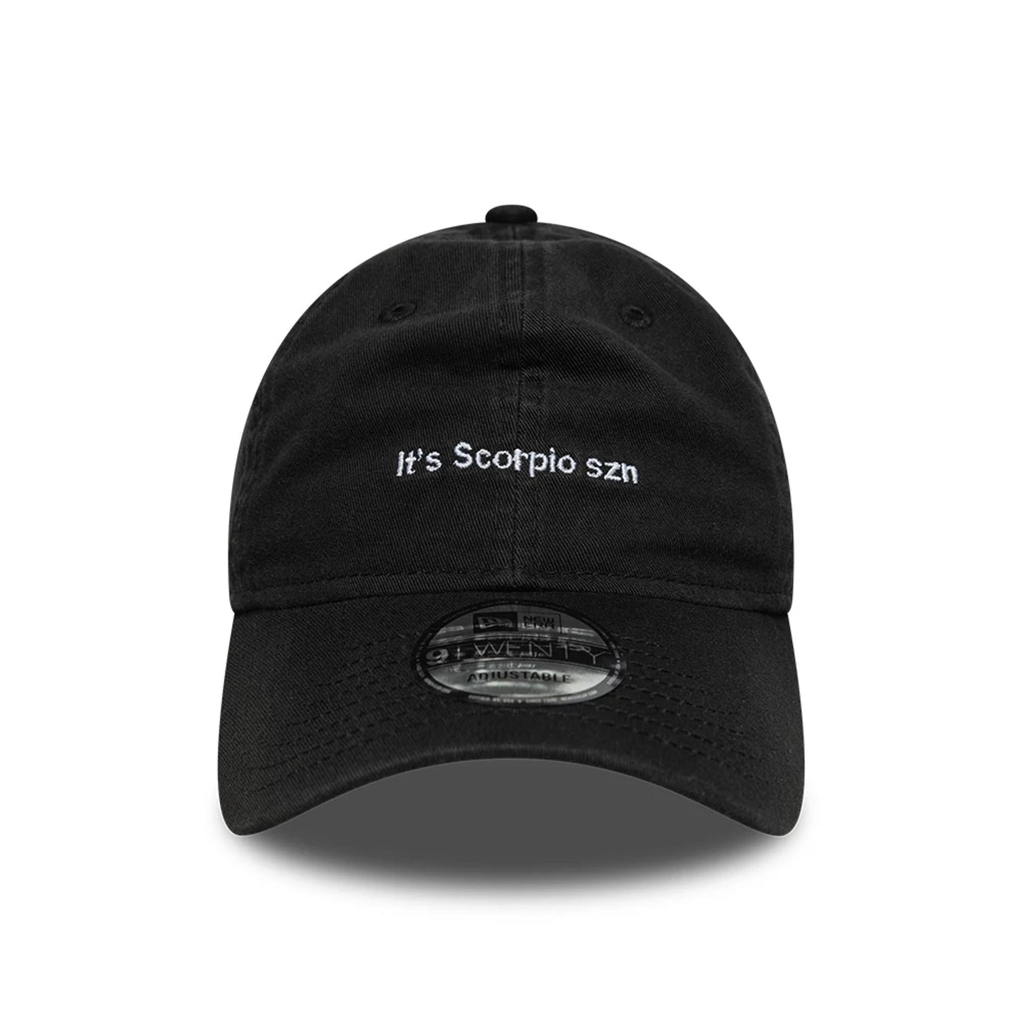 This is a New Era Zodiac Scorpio Black 9TWENTY Adjustable Cap 2