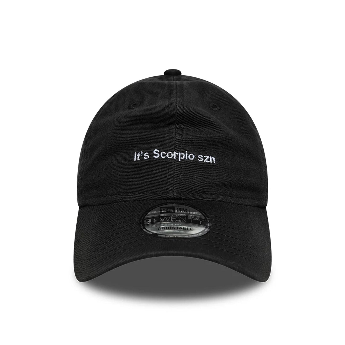 This is a New Era Zodiac Scorpio Black 9TWENTY Adjustable Cap 2