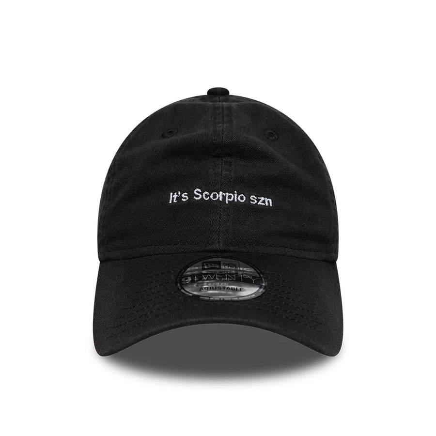 This is a New Era Zodiac Scorpio Black 9TWENTY Adjustable Cap 2