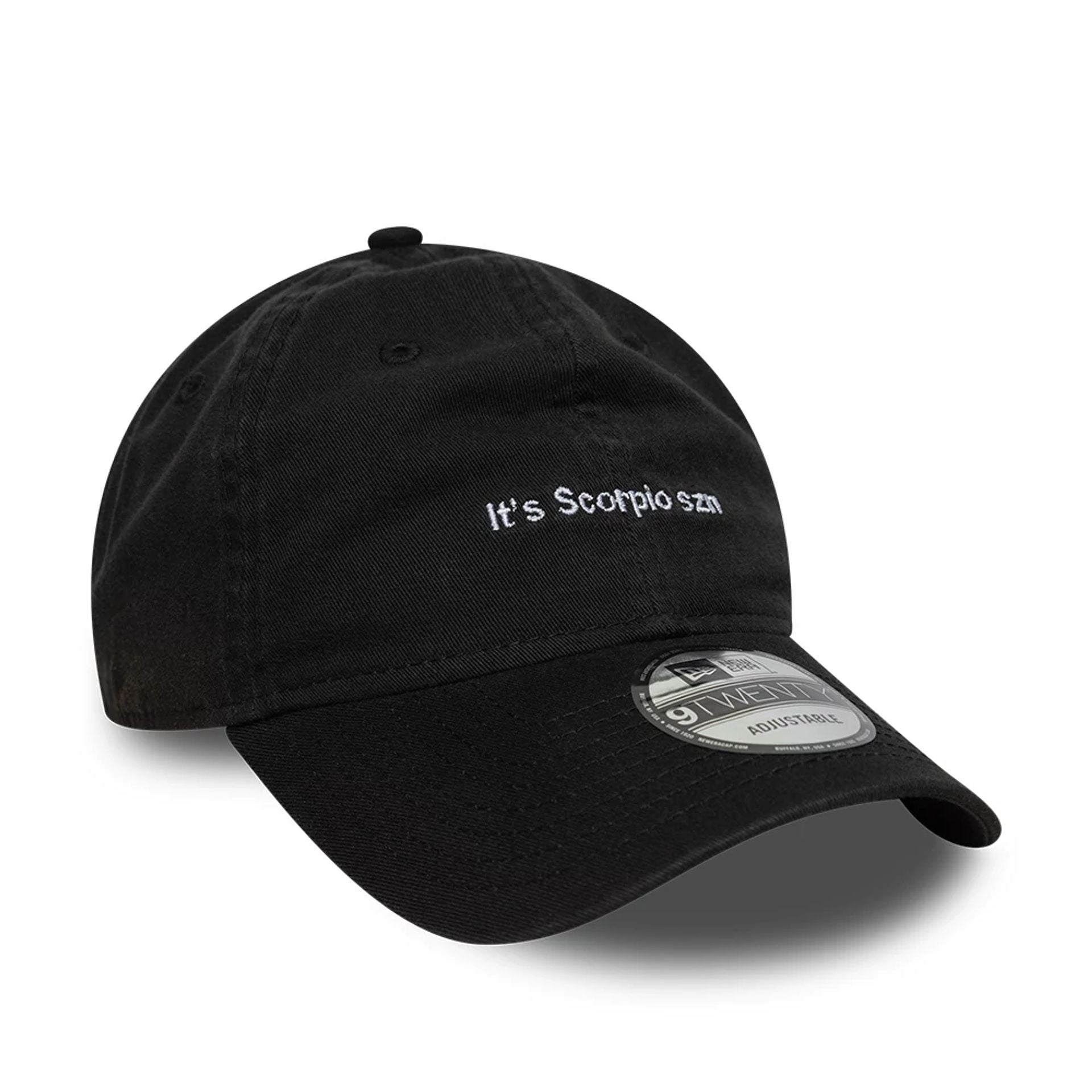 This is a New Era Zodiac Scorpio Black 9TWENTY Adjustable Cap 3