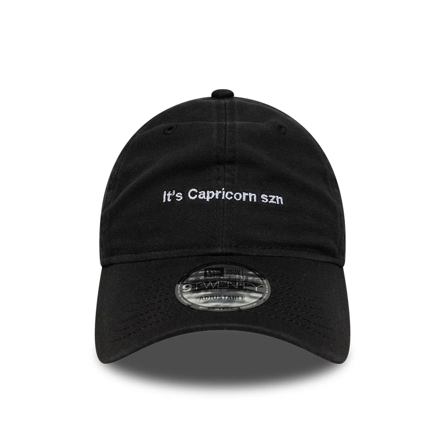 This is a New Era Zodiac Capricorn Black 9TWENTY Adjustable Cap 2