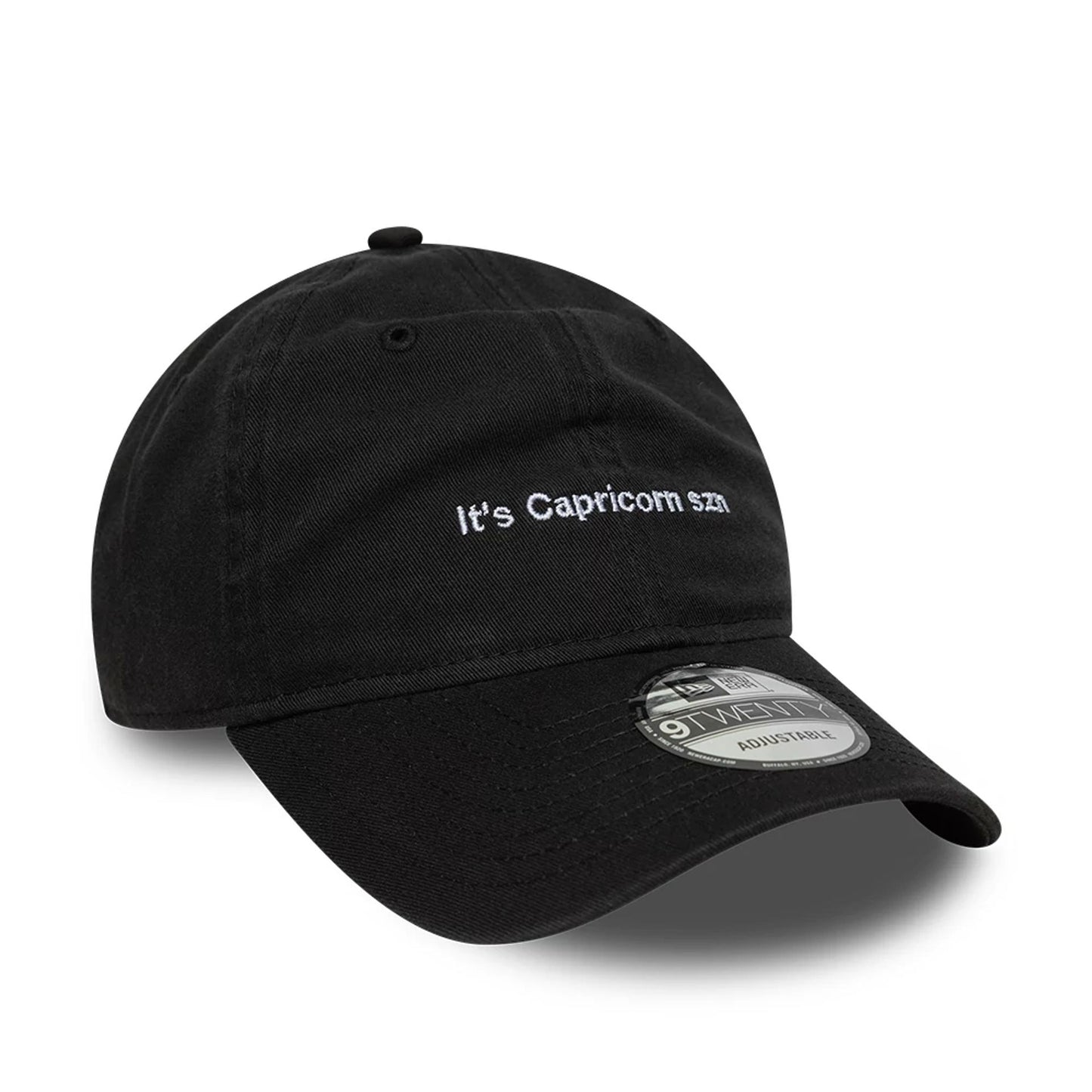 This is a New Era Zodiac Capricorn Black 9TWENTY Adjustable Cap 3